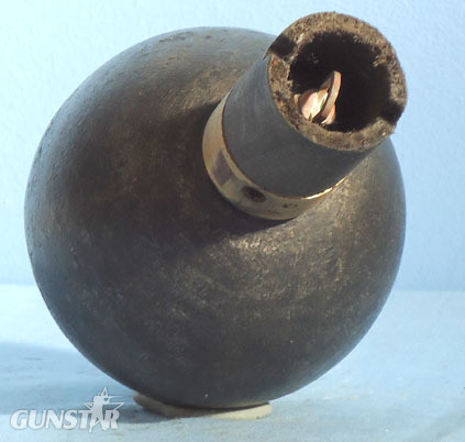French Pattern 1914 Bracelet Ball Grenade With Complete Friction Fuse French Pattern 1914 Bracelet Ball Grenade With Complete Friction Fuse Antique & Militaria in 