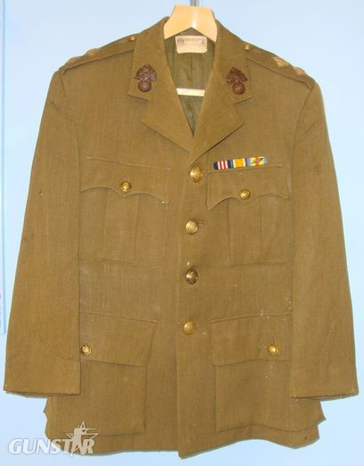 Gieves Ltd. 1918 British Officer's Uniform Khaki Jacket By Gieves Ltd To 2nd Lie 1918 British Officer's Uniform Khaki Jacket By Gieves Ltd To 2nd Lieutenant D.E. Clothing in 