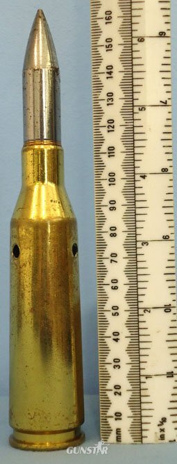 INERT DEACTIVATED. Rare WW2 Experimental American T17 .6” (15.2x114) AP (Armour Piercing) Drill Anti-tank Gun Round. - O 1000 Rare WW2 Experimental American T17 .6” (15.2x114) AP (Armour Piercing) Drill Anti-tank Gun Round. - O 1000  Other Ammunition in 