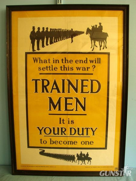 WW1 British Government Parliamentary Recruiting Committee Recruitment Poster No. WW1 British Government Parliamentary Recruiting Committee Recruitment Poster No. Other Accessory in 