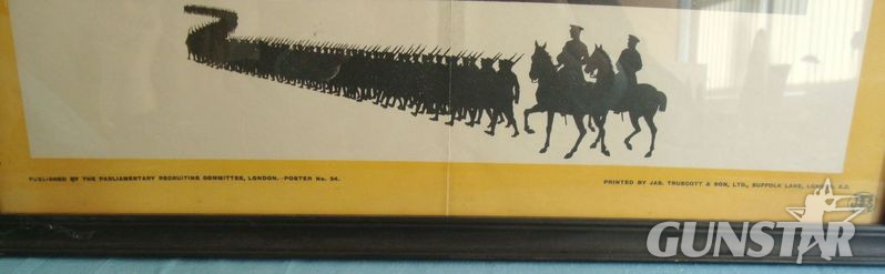  WW1 British Government Parliamentary Recruiting Committee Recruitment Poster No. WW1 British Government Parliamentary Recruiting Committee Recruitment Poster No. Other Accessory