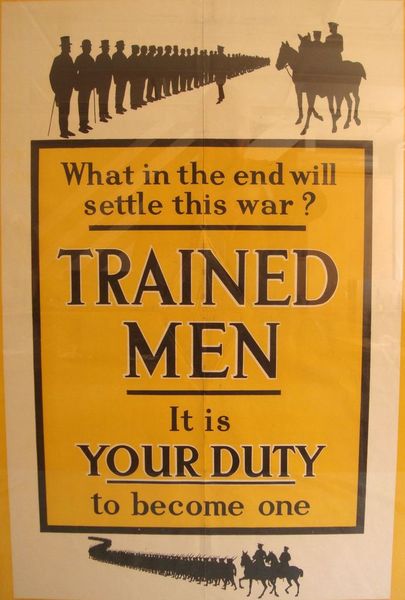 WW1 British Government Parliamentary Recruiting Committee Recruitment Poster No. WW1 British Government Parliamentary Recruiting Committee Recruitment Poster No. Other Accessory