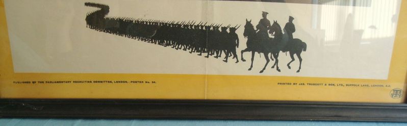  WW1 British Government Parliamentary Recruiting Committee Recruitment Poster No. WW1 British Government Parliamentary Recruiting Committee Recruitment Poster No. Other Accessory