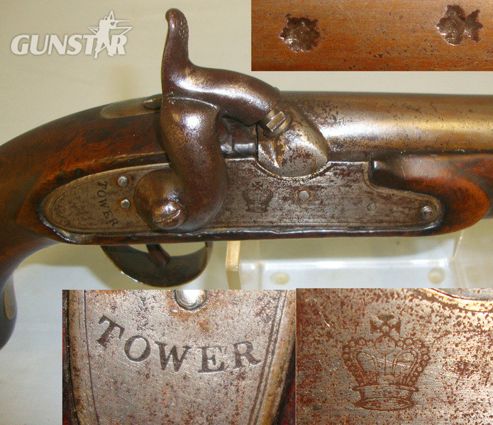Enfield Officer’s Percussion Holster Pistol None Muzzleloader
