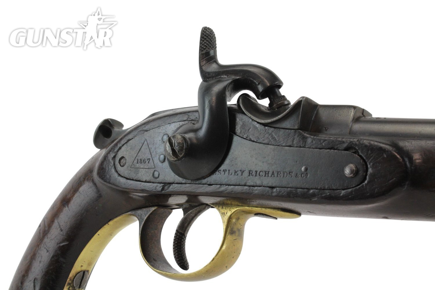 Westley Richards Monkey Tail .451 Pistol .45 Single Shot