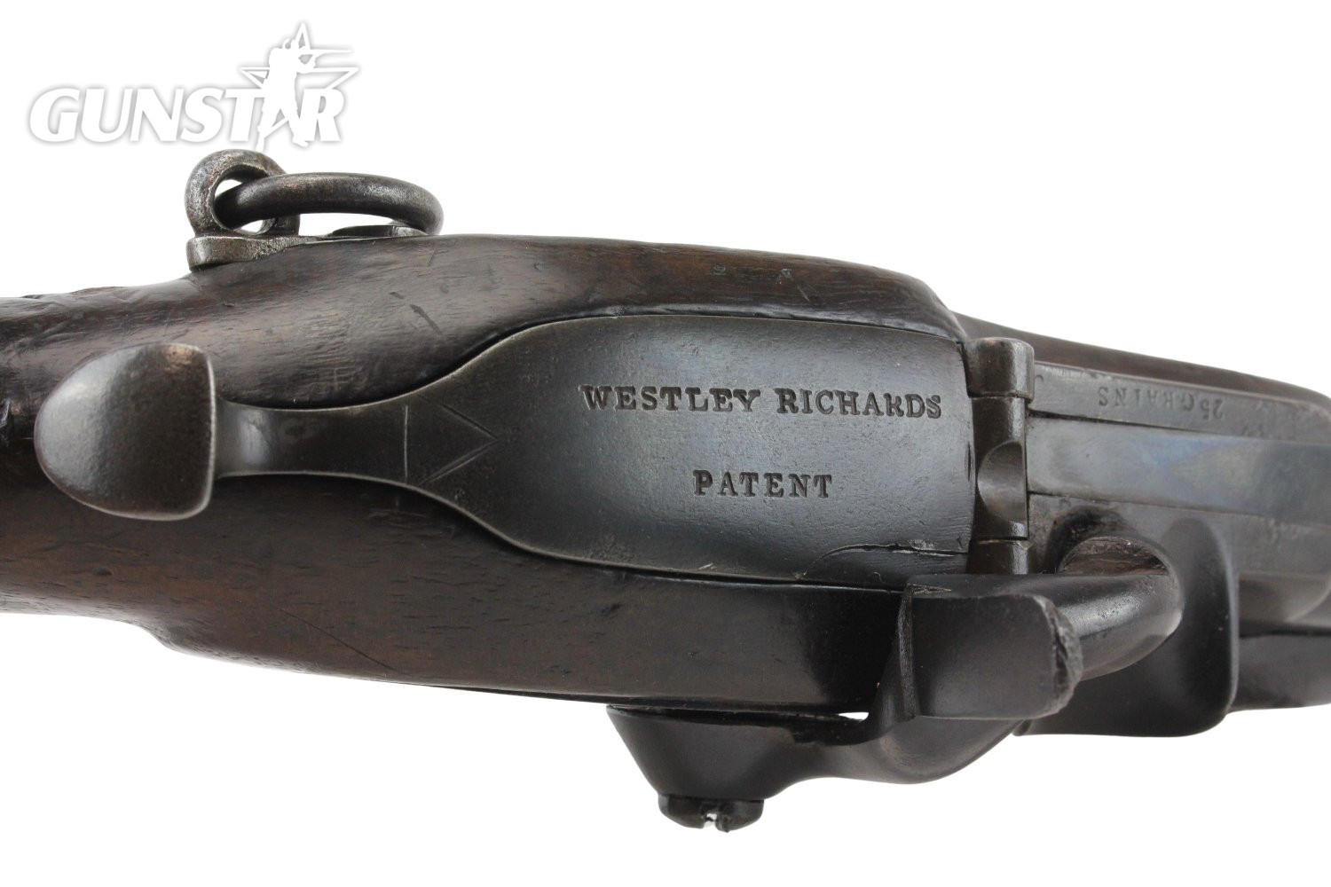 Westley Richards Monkey Tail .451 Pistol .45 Single Shot 