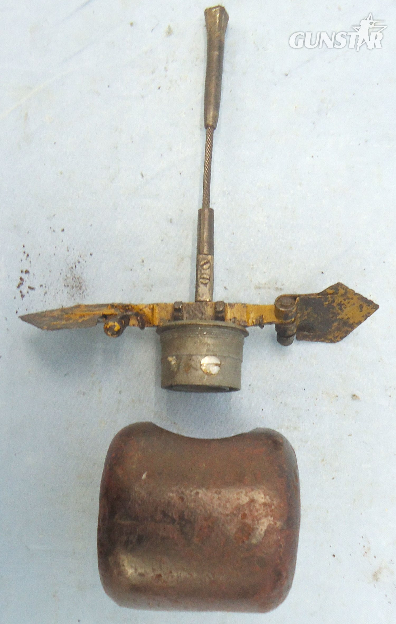 {CATEGORY} - DEACTIVATED INERT. German, WW2, 1941 Dated, SD-2 Small Fin Butterfly Bomb With a Number 41 Fuze. Sn - 22441:3 DEACTIVATED INERT. German, WW2, 1941 Dated, SD-2 Small Fin Butterfly Bomb With a Number 41 Fuze. Sn - 22441:3  Other Ammunition in 