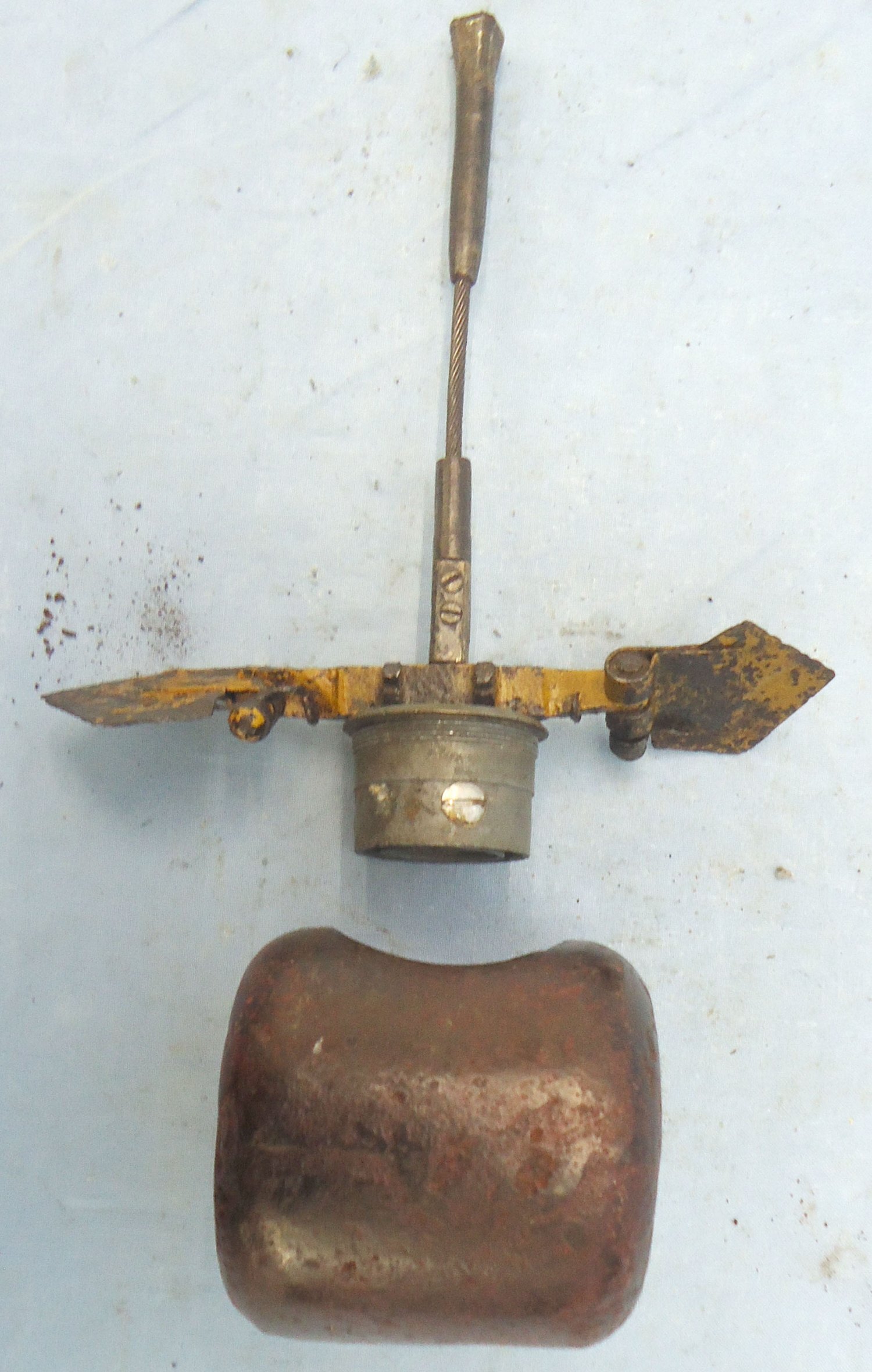 {CATEGORY} - DEACTIVATED INERT. German, WW2, 1941 Dated, SD-2 Small Fin Butterfly Bomb With a Number 41 Fuze. Sn - 22441:3 DEACTIVATED INERT. German, WW2, 1941 Dated, SD-2 Small Fin Butterfly Bomb With a Number 41 Fuze. Sn - 22441:3  Other Ammunition in 