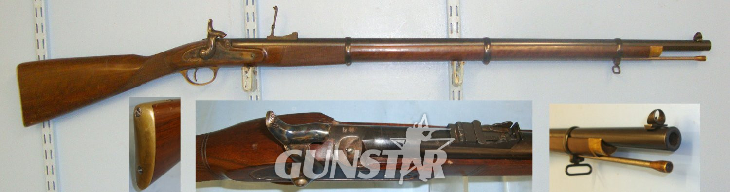 Royal Small Arms Factory (Enfield) By Euro Arms Of America**UK/EU 2018 DEACTIVATION CERTIFICATED** Sn 21578 Muzzleloader None Rifle in 