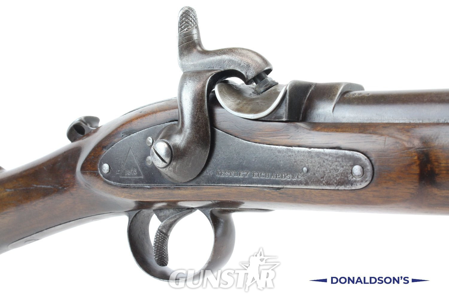 Westley Richards Monkey Tail .451 Rifle Single Shot .45 Rifle in 
