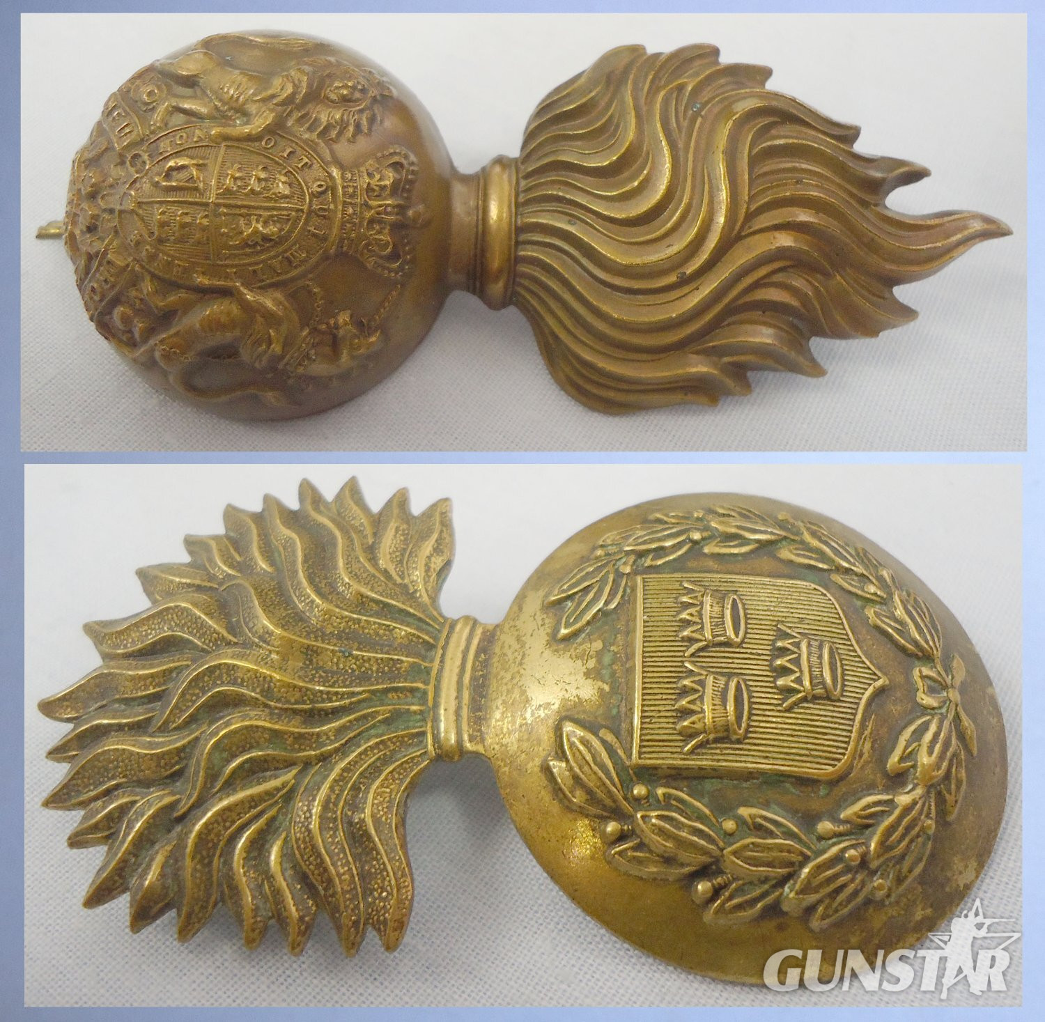 Pair* Original British Army ‘The Royal Scots Fusiliers’ Cap Badge & an ‘Irish Royal Fusiliers’ Victorian Glengarry Badge c1881-1896. 22434:7 Pair* Original British Army ‘The Royal Scots Fusiliers’ Cap Badge & an ‘Irish Royal Fusiliers’ Victorian Glengarry Badge c1881-1896. 22434:7 Antique & Militaria