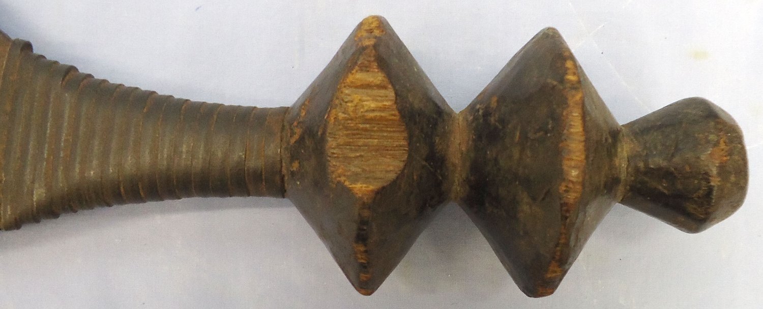 {CATEGORY} - Congolese Ngombe Ngulu Sword. Sn - 22911 Other Blade