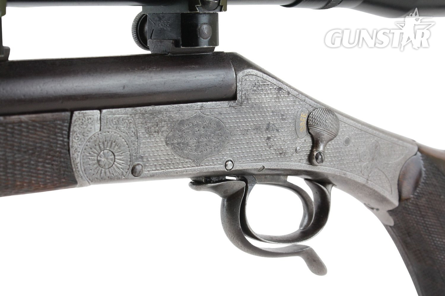  Adams & Co Adams & Co Rook Rifle  Single Shot .360 No 5 Rook Rifle