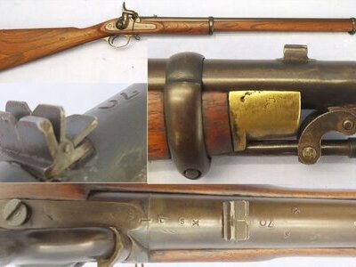 Tower Tower .577 Enfield Percussion Indian Cavalry Carbine. Sn - 21876 Single Shot .577 Rifle