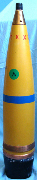 British 5.5 Inch 80Lb High Explosive Projectile British 5.5 Inch 80Lb High Explosive Projectile Antique & Militaria