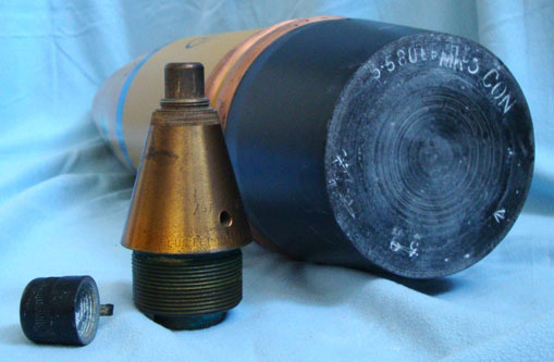  British 5.5 Inch 80Lb High Explosive Projectile British 5.5 Inch 80Lb High Explosive Projectile Antique & Militaria