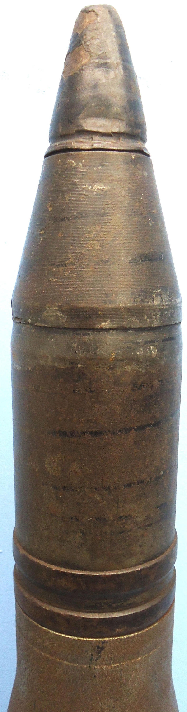  DEACTIVATED INERT. RARE, Unfired German, WW2, Panther V, 7.5cm (75 x 640R) Pzgr 39 APCBC/HE (Armour Piercing Capped, Ballistic Cap / High Explosive Round for the Panther (Panzer V) and Jagdpanzer IV, Sd.Kfz. 162 tank destroyer. O 2222 DEACTIVATED INERT. RARE, Unfired German, WW2, Panther V, 7.5cm (75 x 640R) Pzgr 39 APCBC/HE (Armour Piercing Capped, Ballistic Cap / High Explosive Round for the Panther (Panzer V) and Jagdpanzer IV, Sd.Kfz. 162 tank destroyer. O 2222 Various Other Ammunition