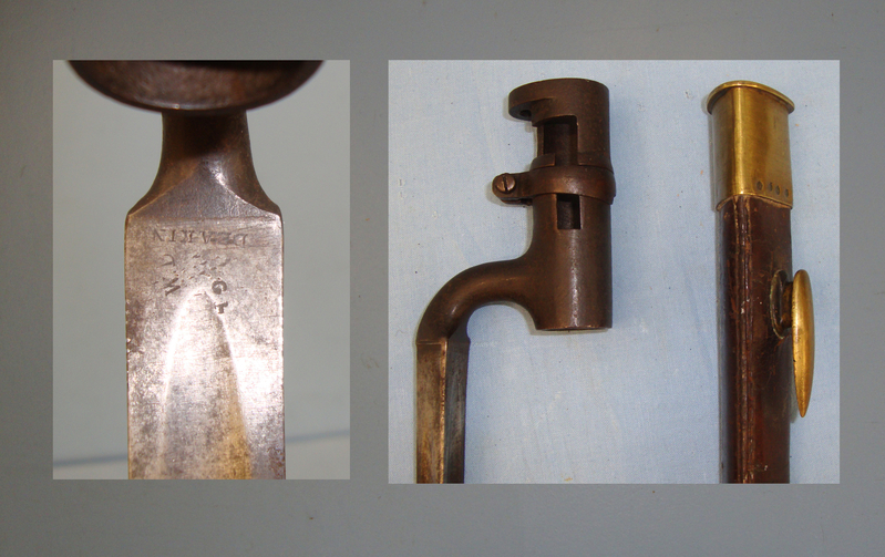 British 1853 Pattern Socket Bayonet & Scabbard. Bayonet