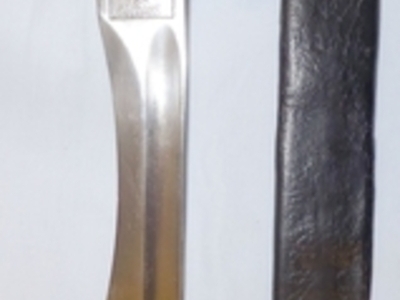 Scarce* Spanish M1907 Artillery Bolo Knife and Scabbard by Toledo Arms Factory. ED 2384. Knive