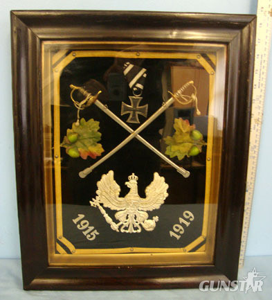 MUSEUM QUALITY, Framed Original WW1 1915 – 1919 Imperial German Iron Cross 2nd C MUSEUM QUALITY, Framed Original WW1 1915 – 1919 Imperial German Iron Cross 2nd C Other Accessory in 