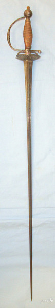 Early 1800’s English Or French Court / Diplomatic Small Sword With Etched Blade Sword in 