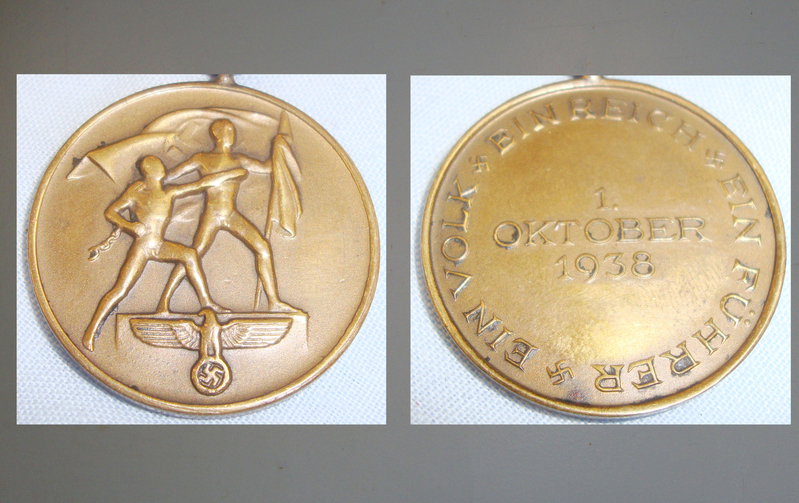 Original* German Sudetenland Medal with Ribbon. N 101. Original* German Sudetenland Medal with Ribbon. N 101. Other Accessory