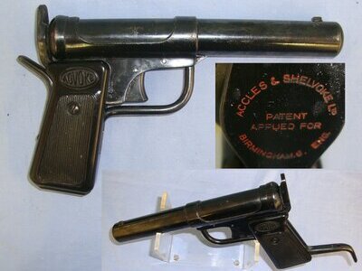 1946-1956, Accles & Shelvoke Ltd, Acvoke .177 Calibre Break Action Air Pistol. Sn 23484:112  air pistol .177
