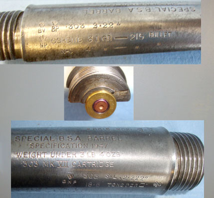 BSA Experimental No.4 SMLE Special BSA Barrel, Factory Sectioned Armourers Instructi Other Accessory
