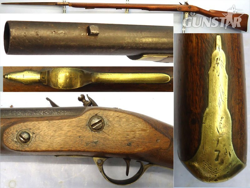 Very Scarce English Late 18th Century, Pattern 1756 Light Dragoon .65 inch Carbine Bore Musket by Cantelo and Triangular Socket Bayonet. Sn Very Scarce English Late 18th Century, Pattern 1756 Light Dragoon .65 inch Carbine Bore Musket by Cantelo and Triangular Socket Bayonet. Sn Muzzleloader Various Rifle