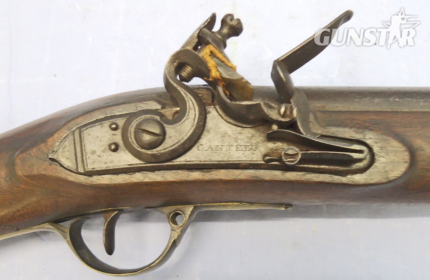 Very Scarce English Late 18th Century, Pattern 1756 Light Dragoon .65 inch Carbine Bore Musket by Cantelo and Triangular Socket Bayonet. Sn Very Scarce English Late 18th Century, Pattern 1756 Light Dragoon .65 inch Carbine Bore Musket by Cantelo and Triangular Socket Bayonet. Sn Muzzleloader Various Rifle 