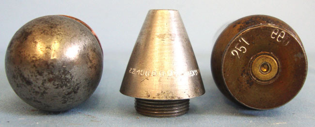  German 30 mm MK108 (30x90RB) HE Meinengeschloss (M geschloss) Cannon Round German 30 mm MK108 (30x90RB) HE Meinengeschloss (M geschloss) Cannon Round Antique & Militaria