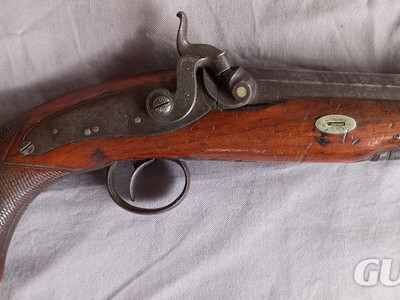 Smith of London Heavy bore overcoat 'manstopper' pistol Obsolete Muzzleloader