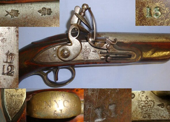 Enfield With Brass Mounts & Captive Steel Ram Rod. Sn 21449:1 .65 Cal Muzzleloader Muzzleloader