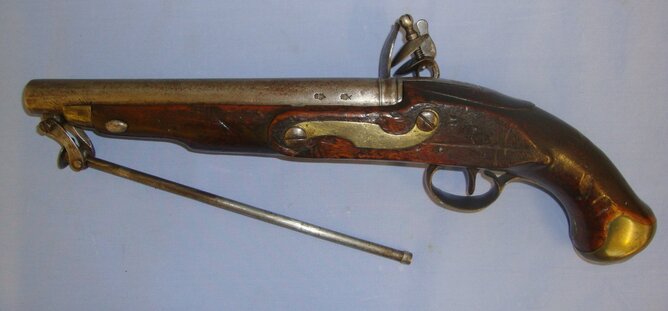 Enfield With Brass Mounts & Captive Steel Ram Rod. Sn 21449:1 .65 Cal Muzzleloader Muzzleloader