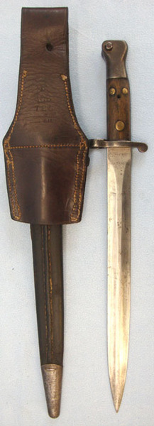 British 3 Rivet, 1st Type, 1st Pattern, P1888 Lee Metford Bayonet, Scabbard & 19 Bayonet