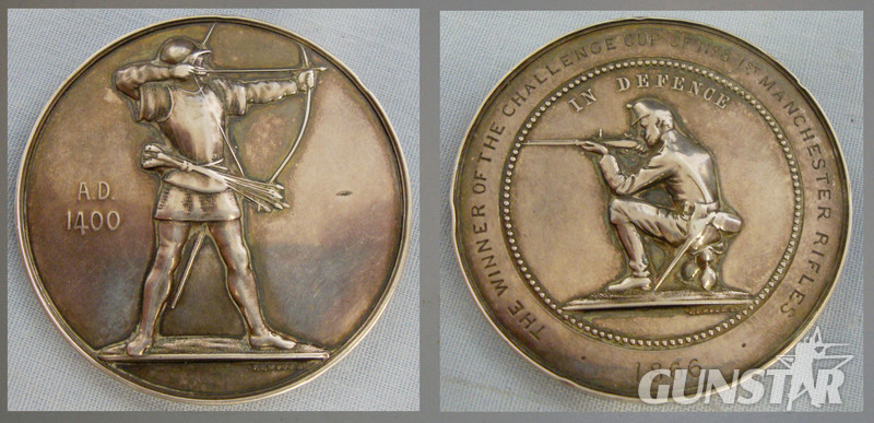 1st Manchester Rifles Medallion by J.S. Wyon.  20432. 1st Manchester Rifles Medallion by J.S. Wyon.  20432. Other Accessory in 