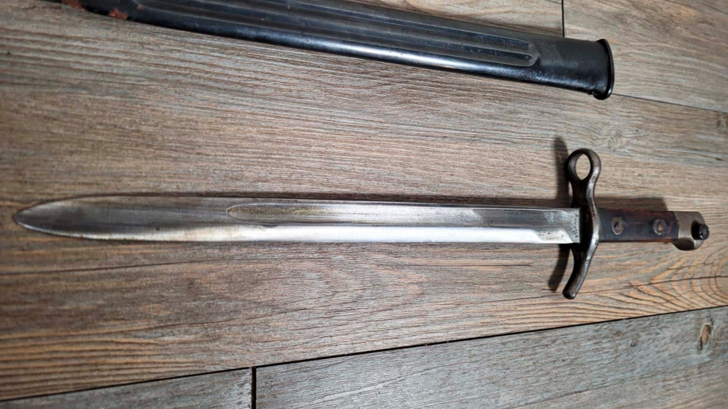 {CATEGORY} - FINNISH FISKARS M1927 Mosin Nagant BAYONET and SCABBARD Bayonet