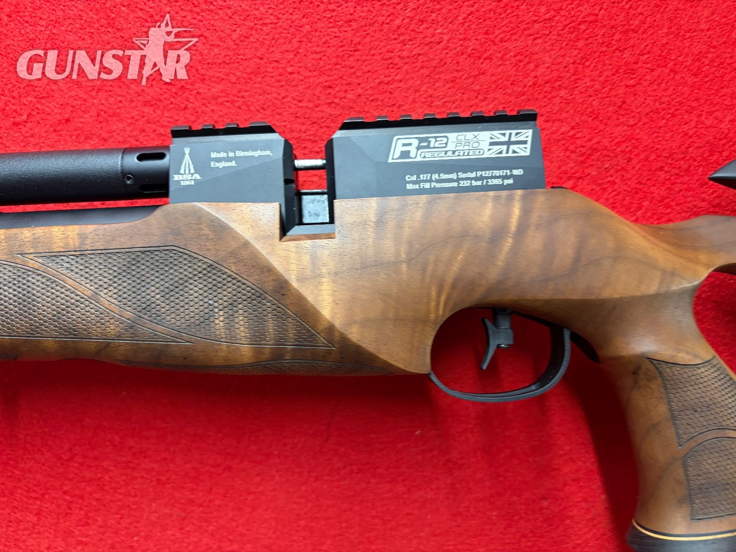 BSA R12 CLX  Walnut .177 