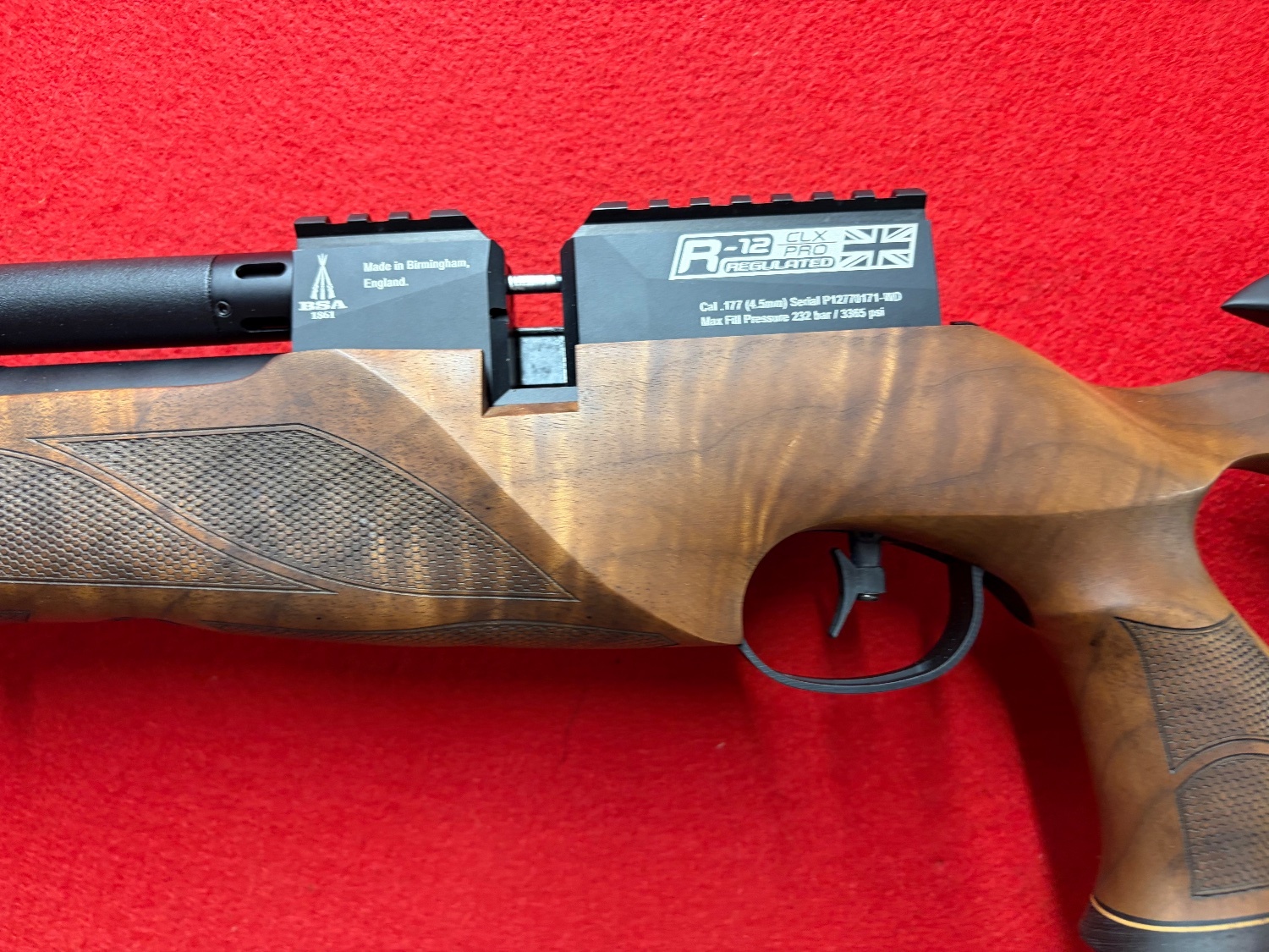 BSA R12 CLX  Walnut .177 