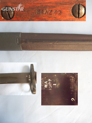  Owen Machine Gun Mark 1 Bayonet And Scabbard. Bayonet