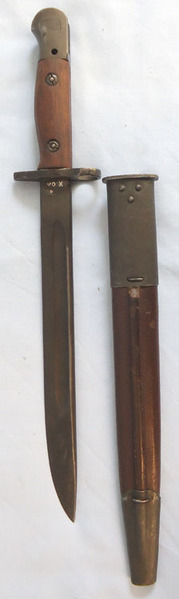 Owen Machine Gun Mark 1 Bayonet And Scabbard. Bayonet