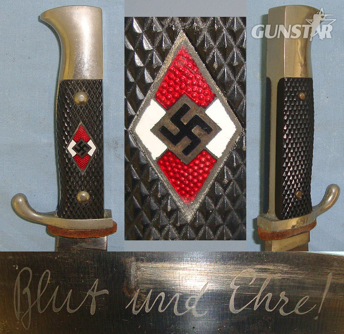 ORIGINAL**WW2 Era Nazi German Hitler Youth 'HJ' Dagger With  Dagger