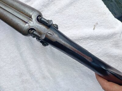 J. White Goose gun Side By Side 10 Bore/gauge