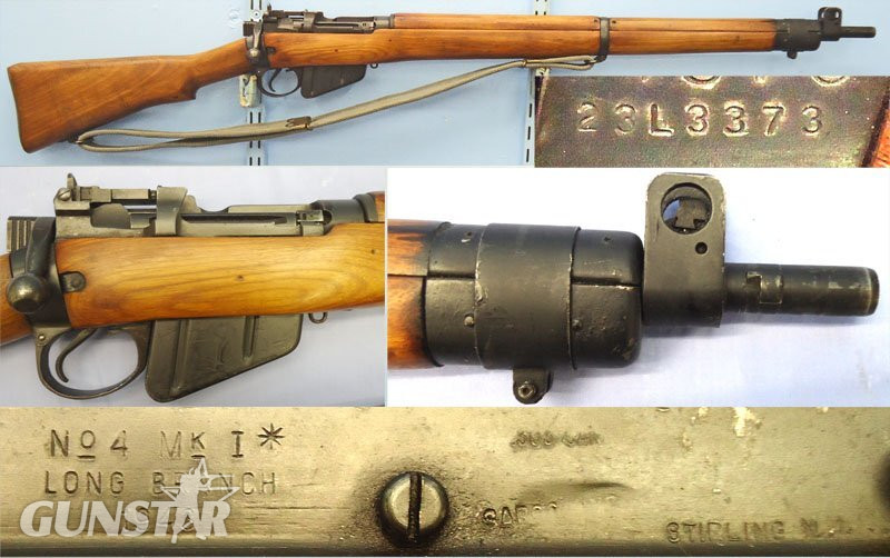 Long Branch WW2, 1943 Dated, British Army Long Branch Canada No.4 MK 1* .303 Calibre Rifle Sn - 22919 None  Rifle in 