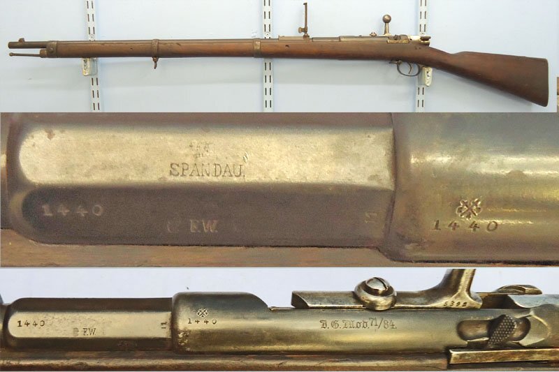 Mauser Model 1871/84 (11x60R) Bolt Action 11 mm Rifle