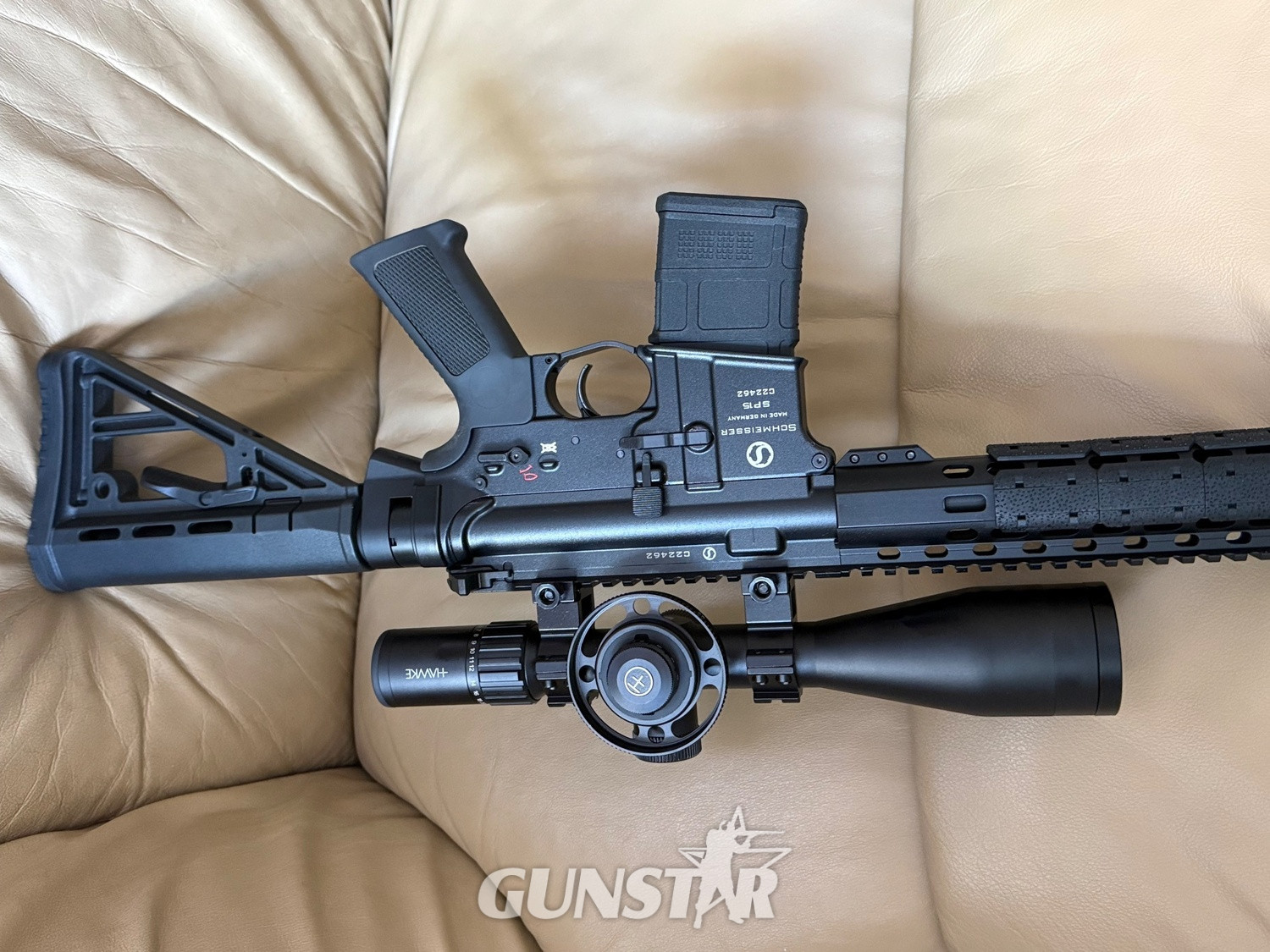 Schmeisser Sp15 Straight Pull .222 Remington Rifle in 