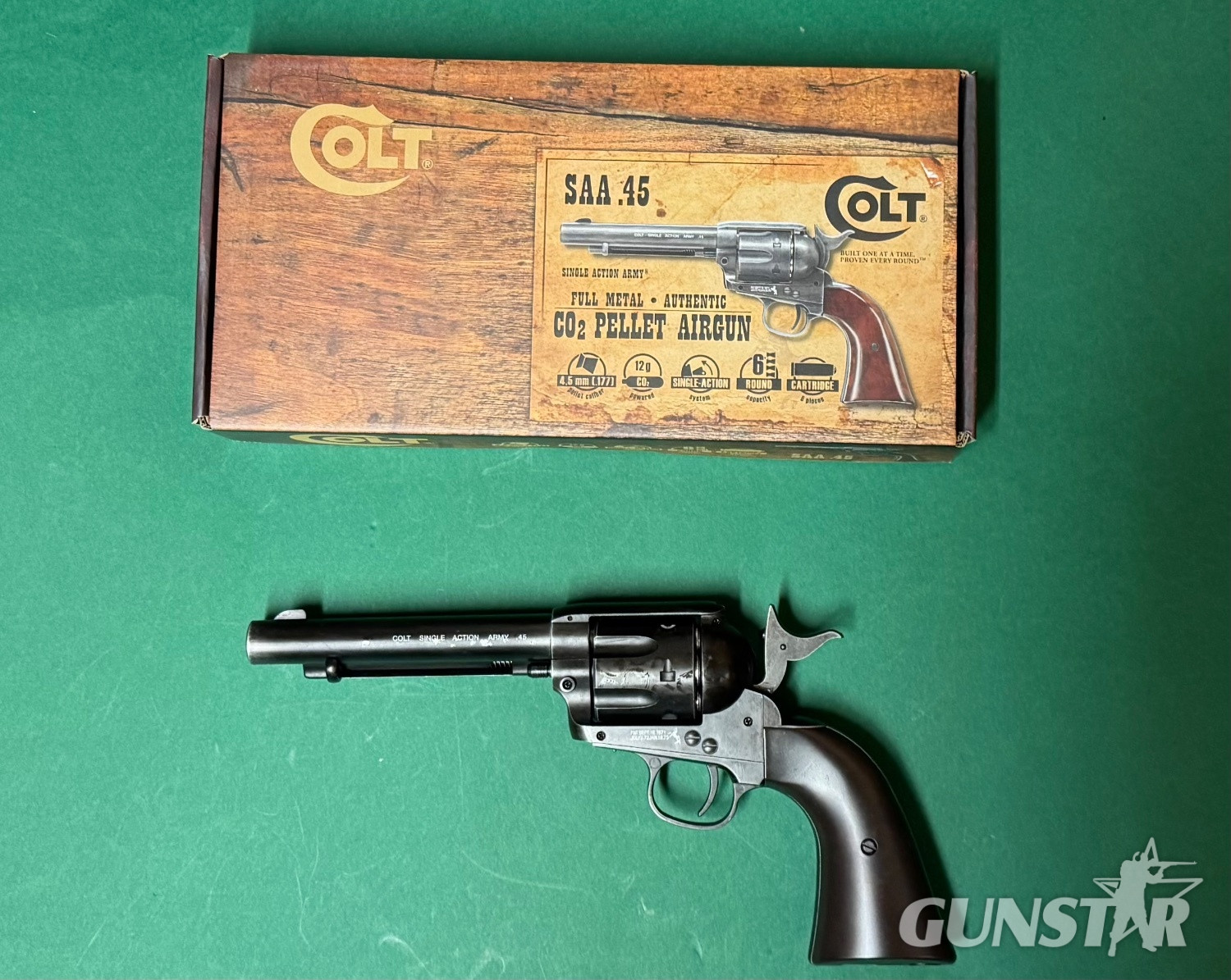 Colt single action army 45 .177 in 
