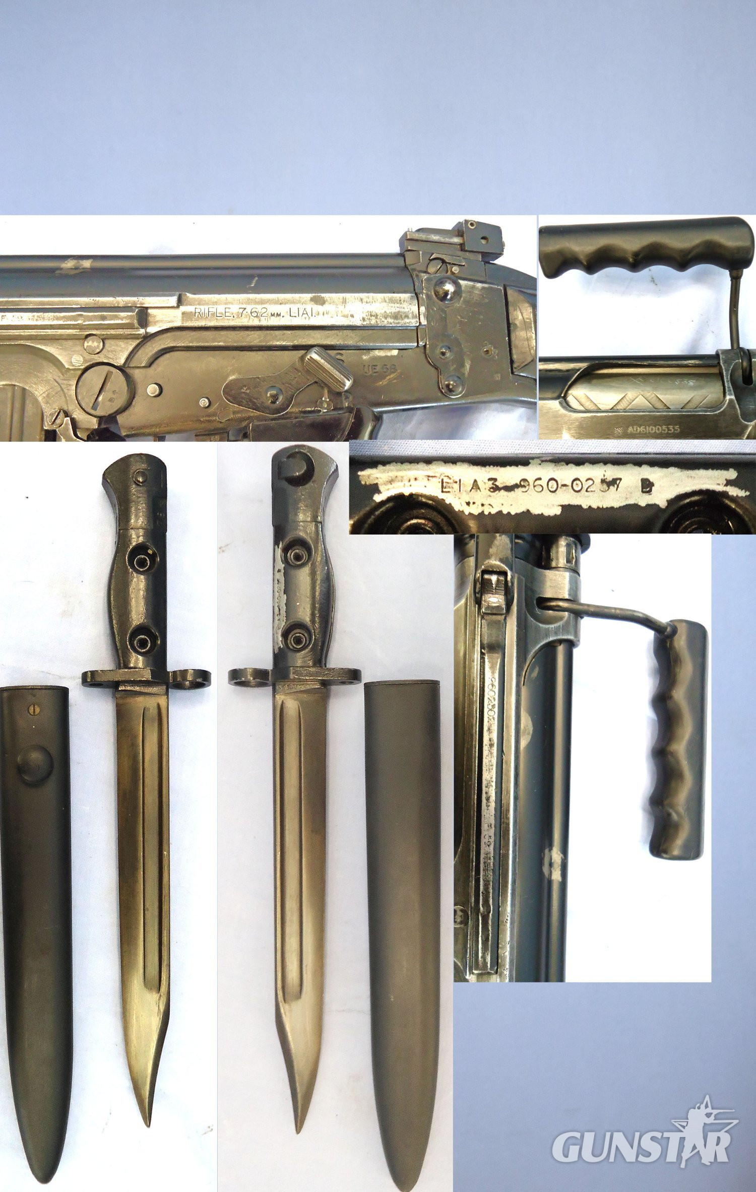  British, Enfield Made, 1958 Dated, L1A1 SLR (Self Loading Rifle), L1A3 Bayonet, Scabbard & Sling. **1995 UK DEACTIVATION CERTIFICATED** Sn 23484:18 British, Enfield Made, 1958 Dated, L1A1 SLR (Self Loading Rifle), L1A3 Bayonet, Scabbard & Sling. **1995 UK DEACTIVATION CERTIFICATED** Sn 23484:18 Semi-Auto Various Rifle