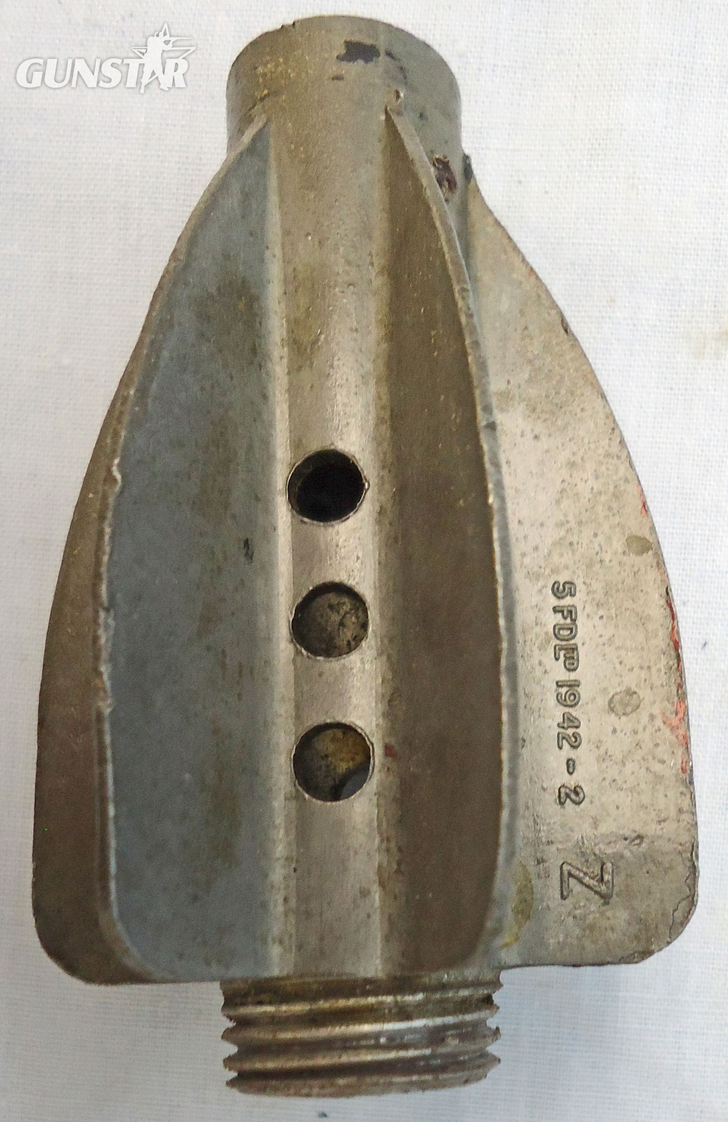 {CATEGORY} - DEACTIVATED INERT. Unfired Original WW2, 1942 Dated British 2 Inch Practice (High Explosive) Mortar. - O 1992 DEACTIVATED INERT. Unfired Original WW2, 1942 Dated British 2 Inch Practice (High Explosive) Mortar. - O 1992  Other Ammunition in 