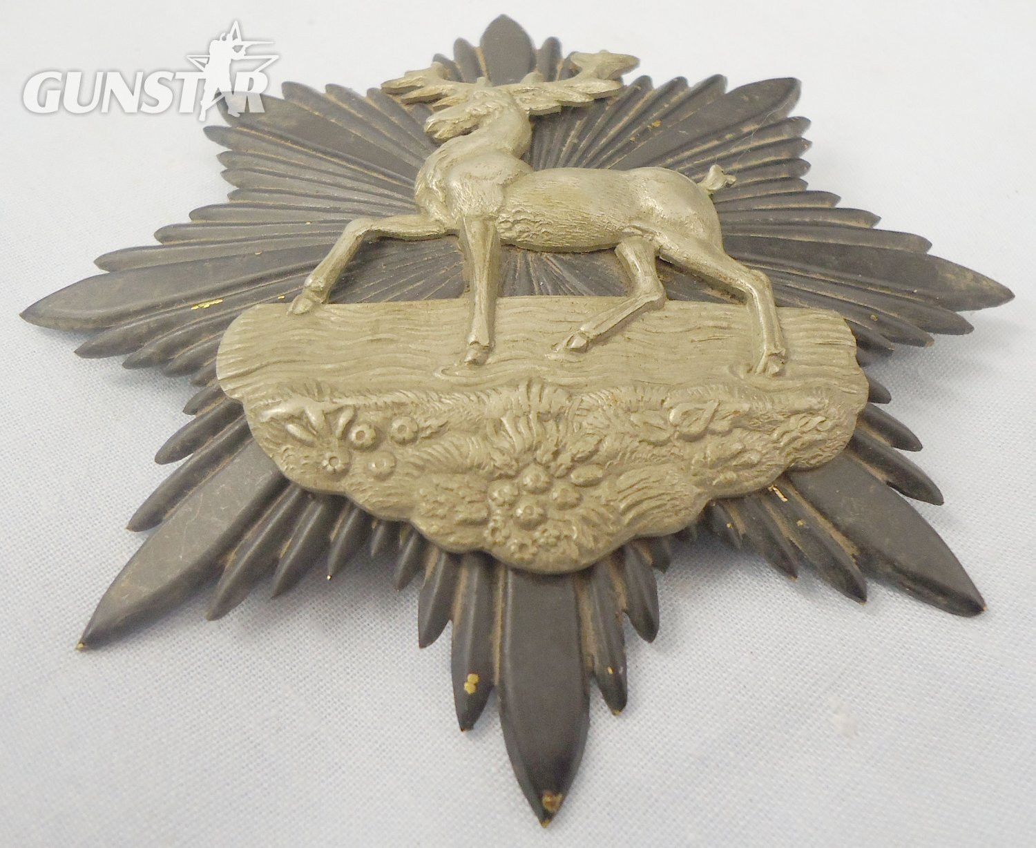 Original Victorian Era Hertfordshire Rifle Volunteer Battalions Cap Badge. 22434:8. Original Victorian Era Hertfordshire Rifle Volunteer Battalions Cap Badge. 22434:8 Antique & Militaria